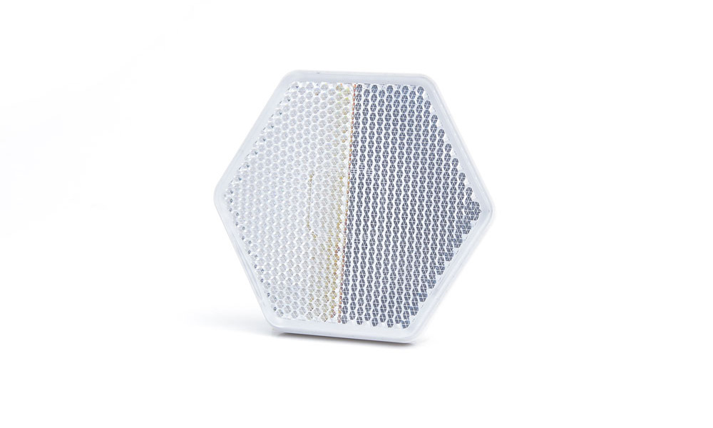 REFLEKTOR 75X67mm ALTIGEN YAPISKAN  - BEYAZ